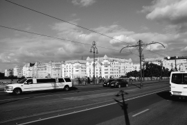 Budapest, Ungarn. B&W