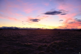 Sonnenuntergang auf Feuerland